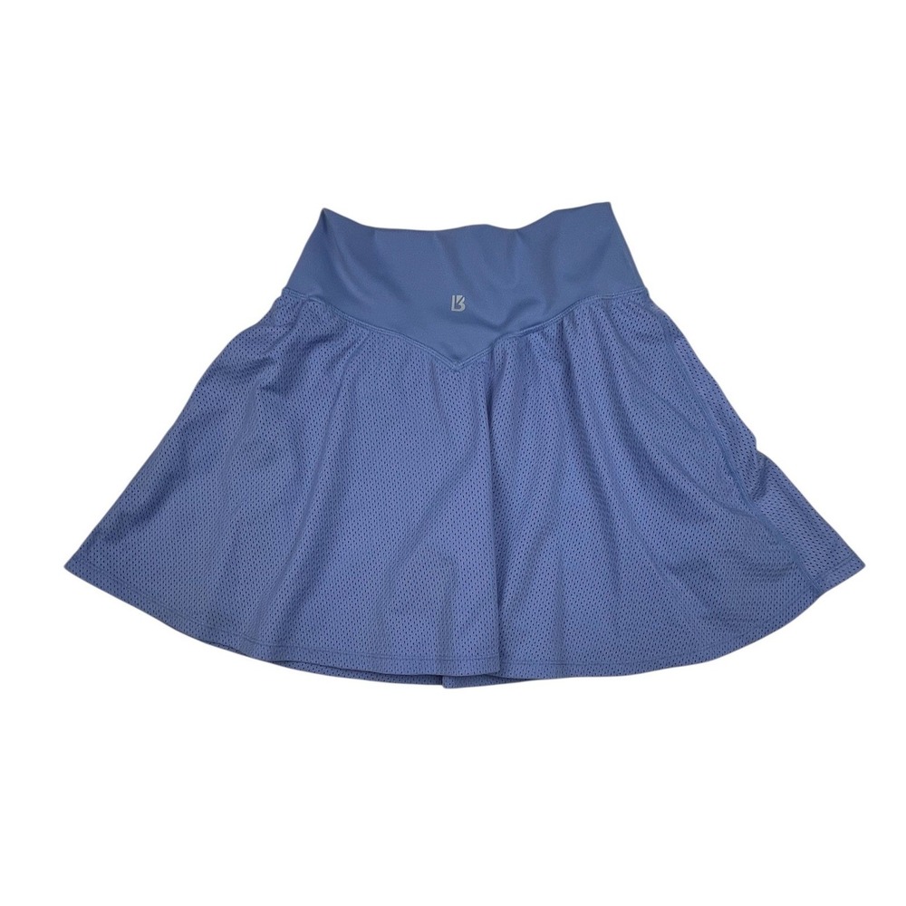 Buffbunny EUC Athletic Skort Women Medium Blue Mesh Tennis Pickleball Golf - Picture 2 of 8